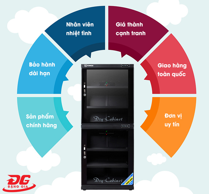 bán tủ chống ẩm Kumisai DHC 400