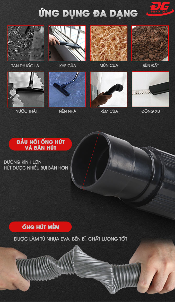 máy hút bụi công nghiệp Supper Clean SC 60-2 giá rẻ