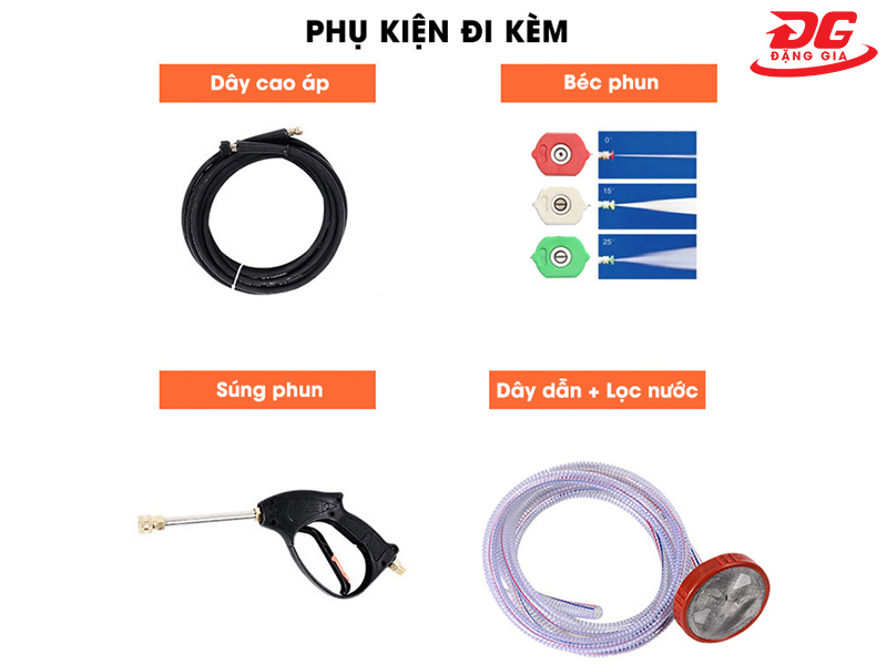 Bộ phụ kiện máy rửa xe V-Jet 2200