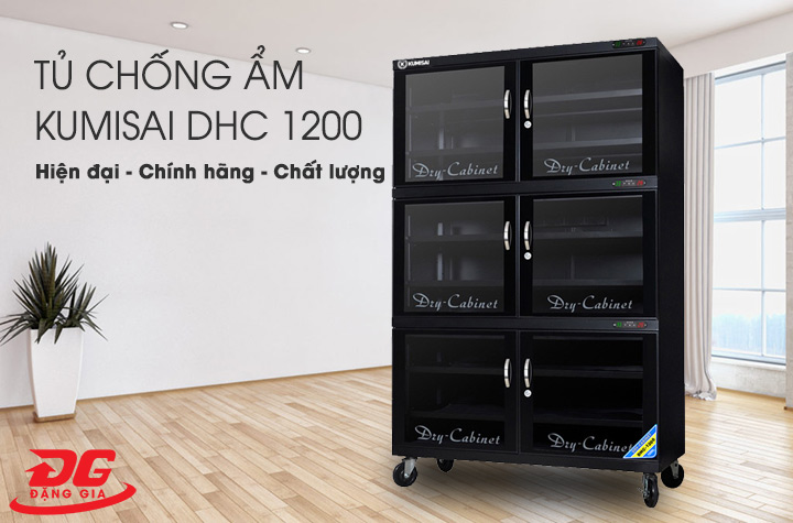 Tủ hút ẩm DHC 1200 chính hãng Kumisai sở hữu nhiều ưu điểm vượt trội