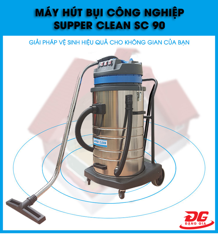 giá Máy hút bụi công nghiệp Supper Clean SC 90