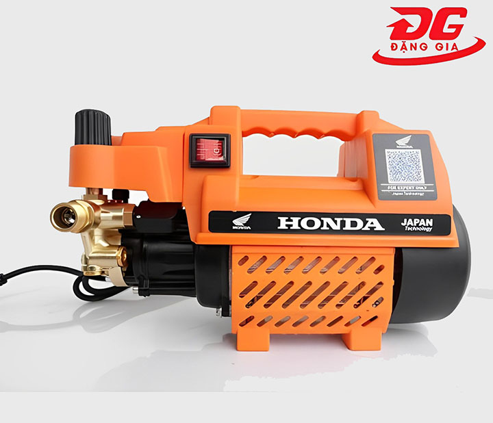 Máy rửa xe Honda 3500W màu cam