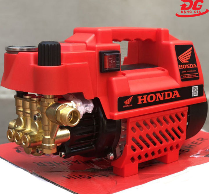 Máy rửa xe Honda 3500W màu đỏ