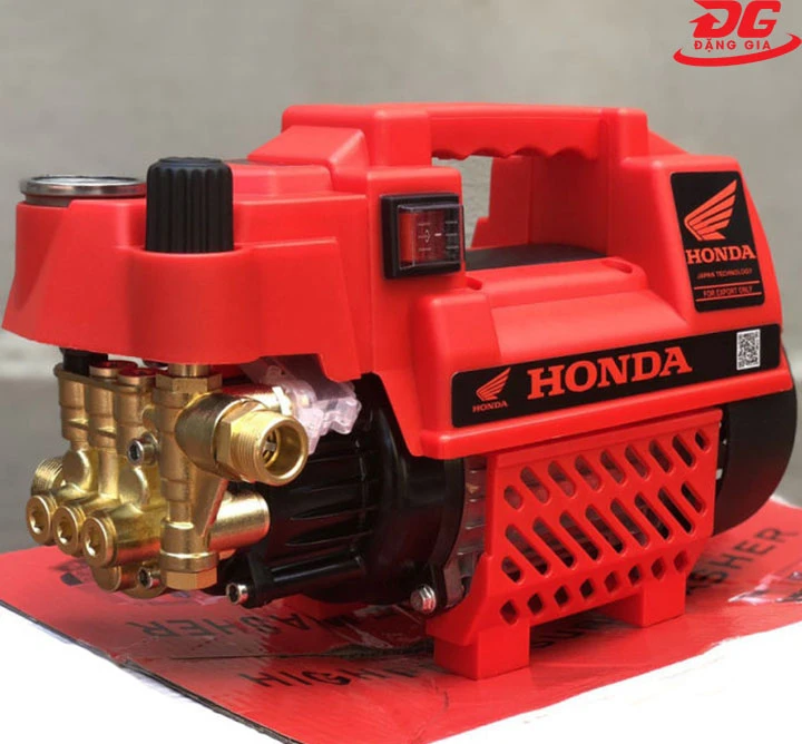 Máy rửa xe Honda 3500W màu đỏ