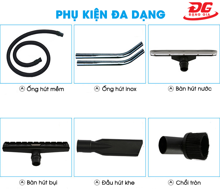phụ kiện máy hút bụi hút nước Kumisai 380T