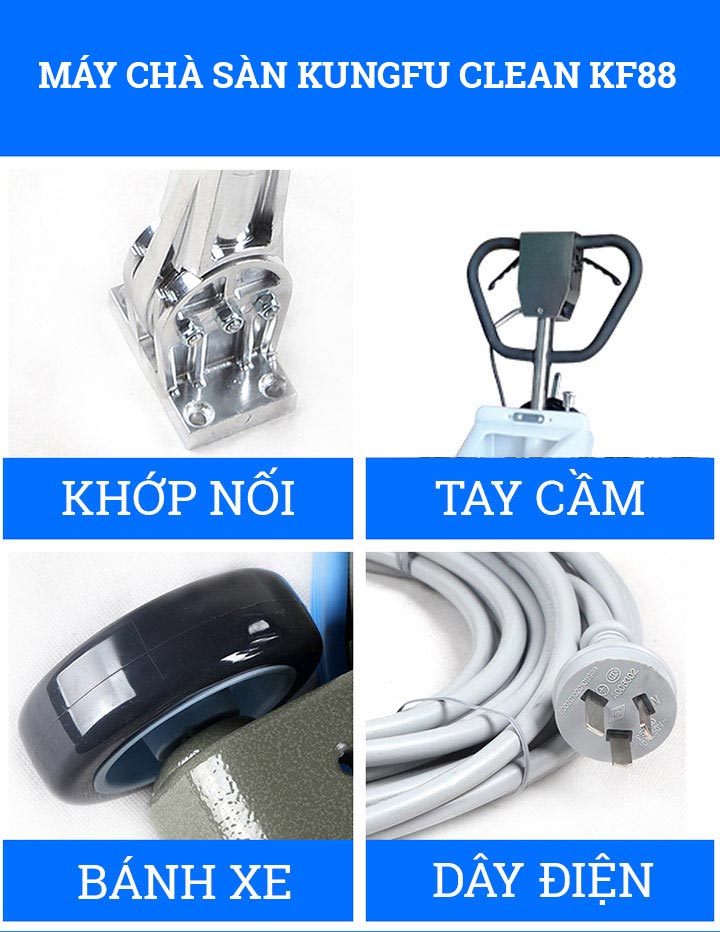 Thiết kế của sản phẩm chà sàn Kungfu Clean KF88