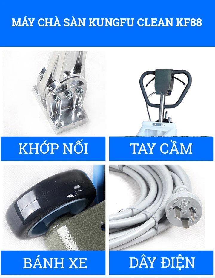Thiết kế của sản phẩm chà sàn Kungfu Clean KF88