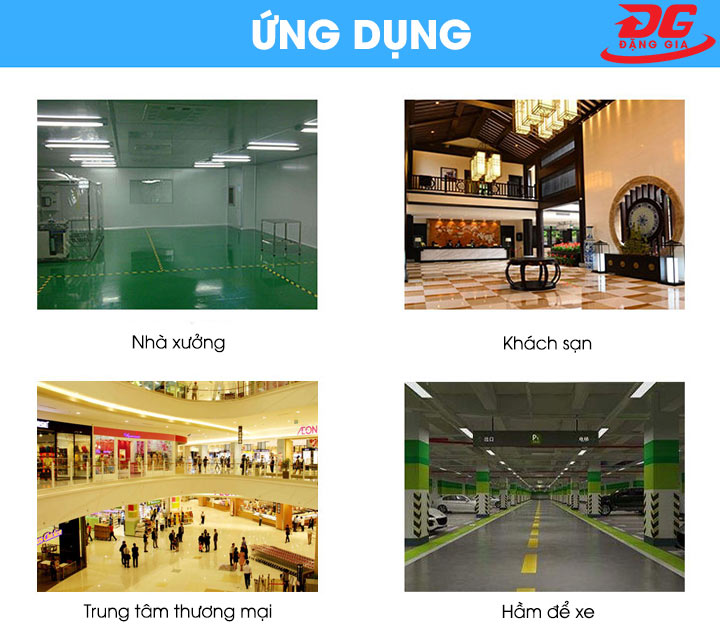 Sở hữu khả năng làm sạch vượt trội nên máy được sử dụng trong nhiều không gian