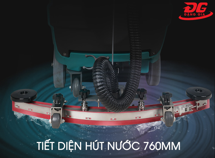 Tiết diện hút nước máy chà sàn liên hợp Kungfu Clean AS-1050