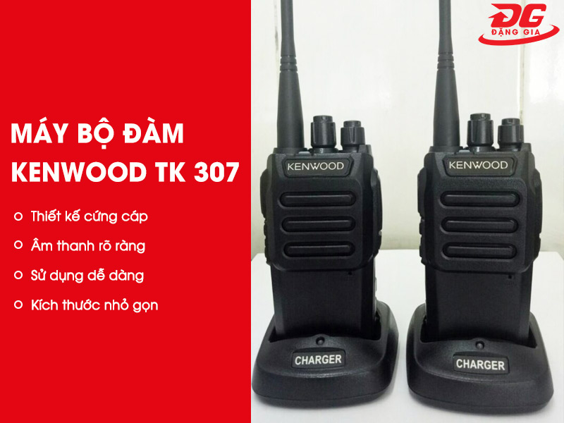 Ưu điểm nổi bật của bộ đàm cầm tay Kenwood TK 307