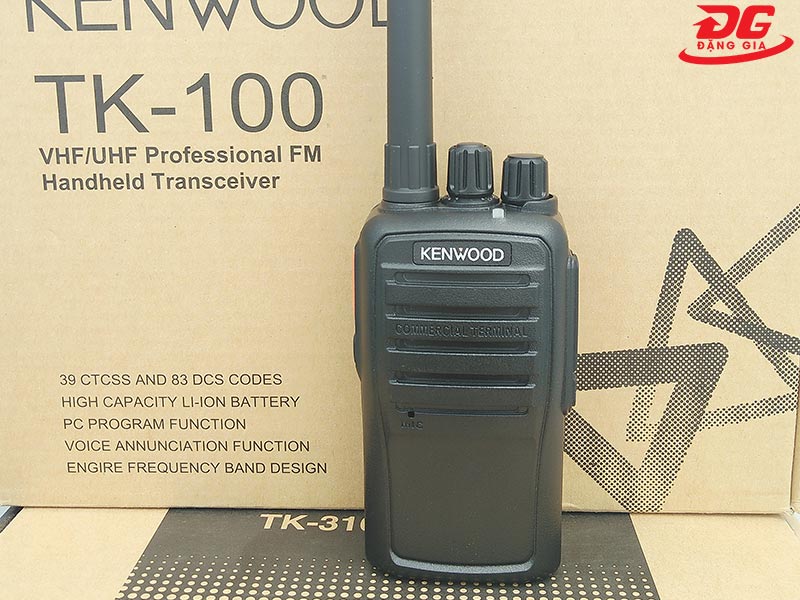 Trọn bộ máy bộ đàm cầm tay Kenwood TK 100