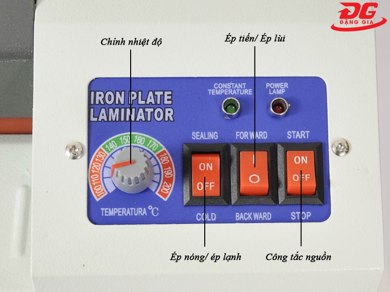 Bảng điều khiển máy