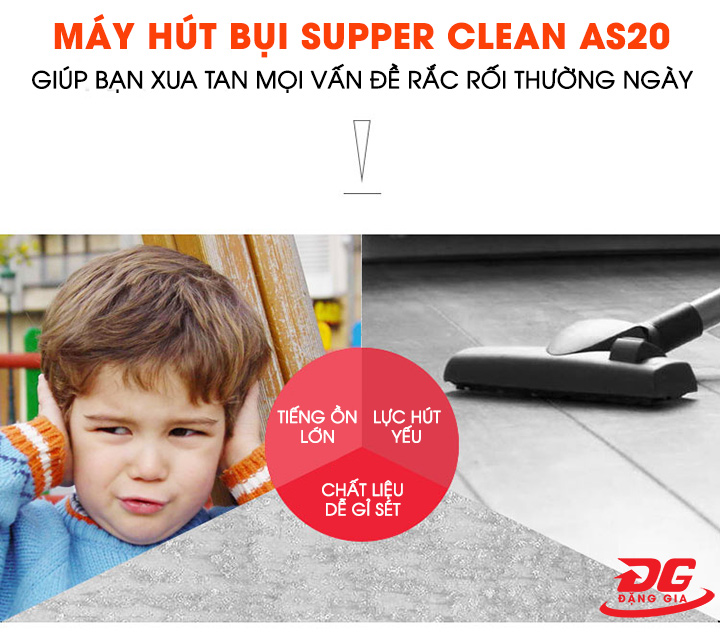 giá Máy hút bụi công nghiệp Supper Clean AS 20