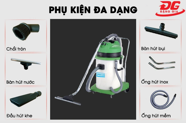 Máy hút bụi công nghiệp Supper Clean AC-603J chính hãng
