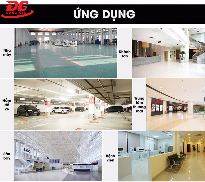 Sản phẩm được ứng dụng rộng rãi trong nhiều không gian khác nhau