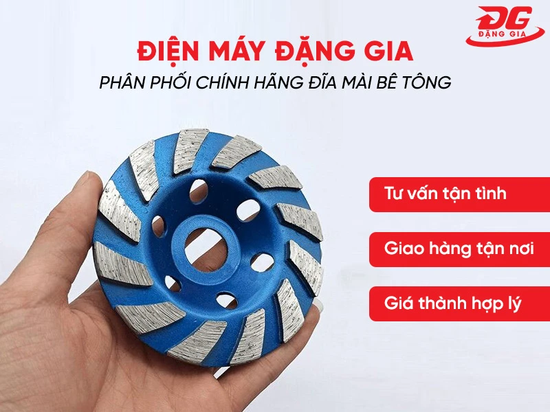 Lưỡi mài bê tông 100mm chính hãng tại Đặng Gia