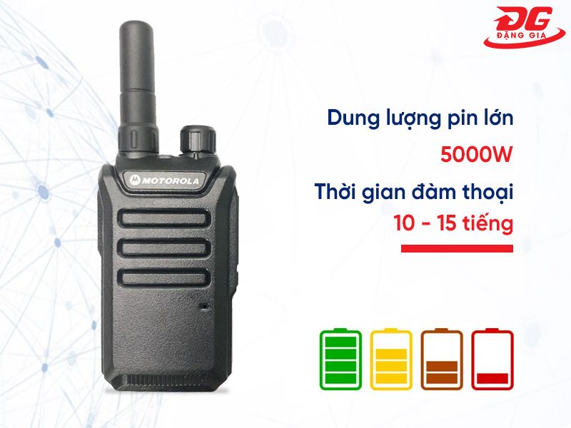  Dung lượng pin lớn, thời gian đàm thoại lâu