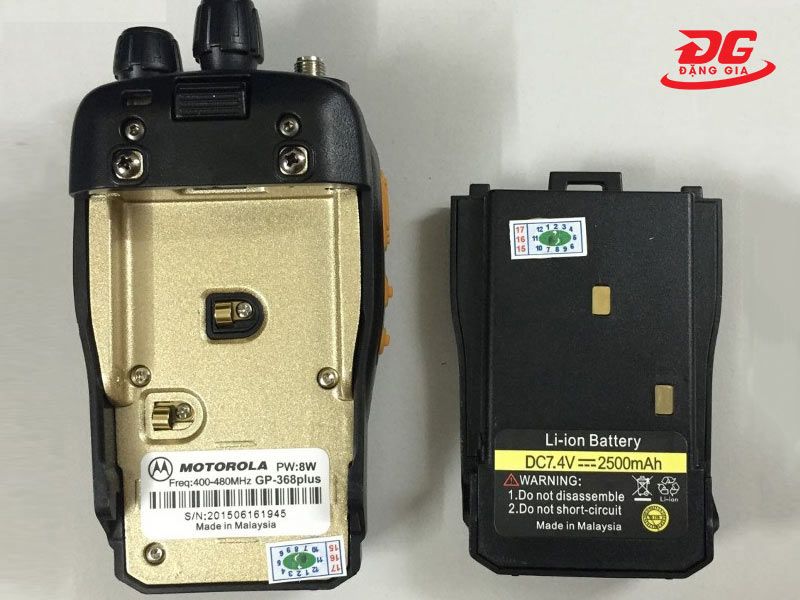 Pin máy bộ đàm cầm tay Motorola GP 368 Plus