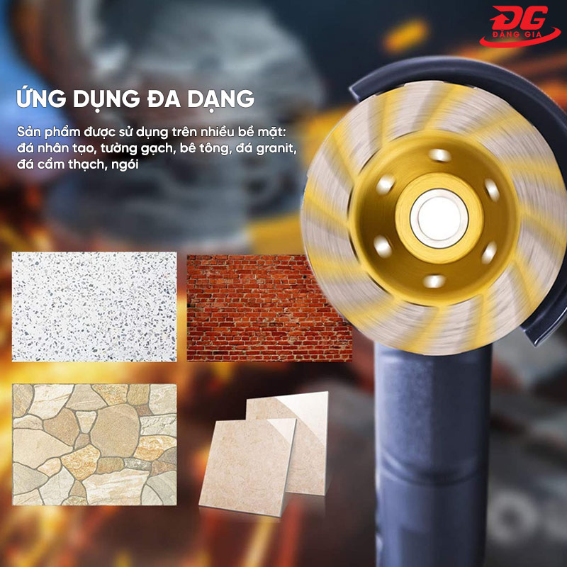 Ứng dụng của đĩa mài bê tông 100 mm