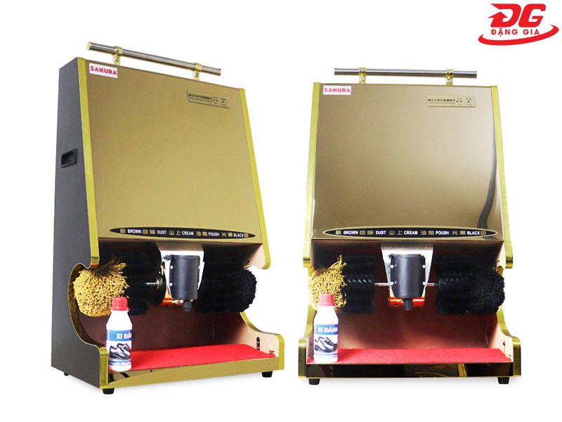 Máy đánh giày Sakura có thiết kế sang trọng, hiện đại
