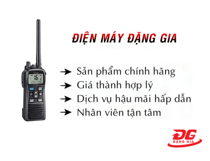 Đặng Gia là địa chỉ cung cấp máy bộ đàm ICOM hàng đầu VN