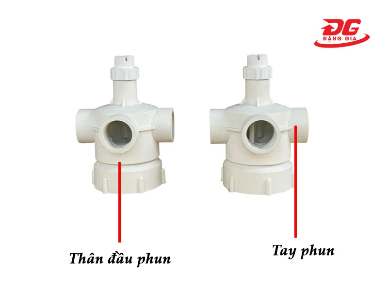 Cấu tạo đầu phun nhựa tháp giải nhiệt DN 76