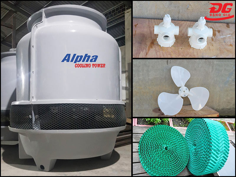 Các linh kiện cấu tạo tháp giải nhiệt Alpha 20RT