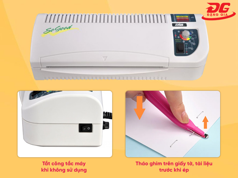 Lưu ý khi sử dụng máy ép plastic DSB so good 230 Super