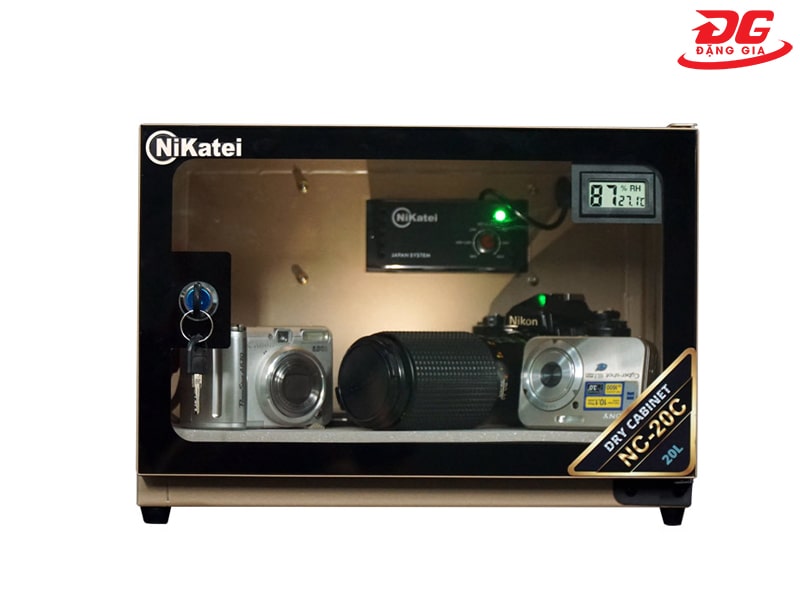 Tủ hút ẩm máy ảnh Nikatei NC-20C Gold Plus