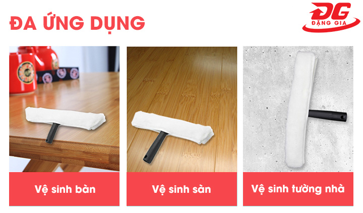 Sản phẩm được sử dụng để vệ sinh nhiều vị trí khác nhau