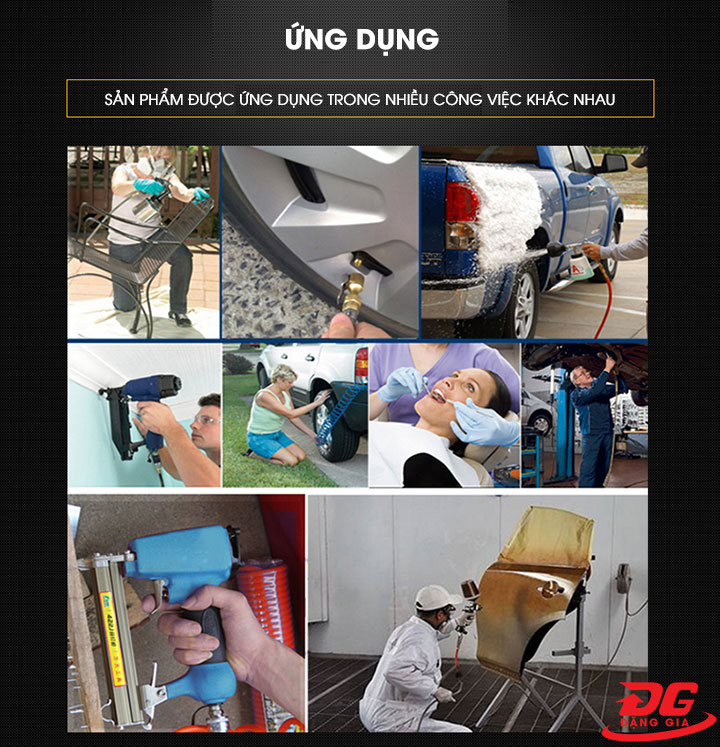 Máy nén khí Fusheng TA-65 được dùng phổ biến trong cuộc sống hàng ngày
