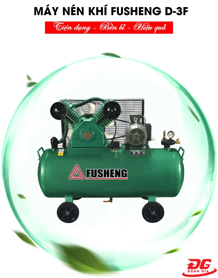 Máy nén khí Fusheng D-3F được đánh giá là sản phẩm chất lượng, đáng để đầu tư