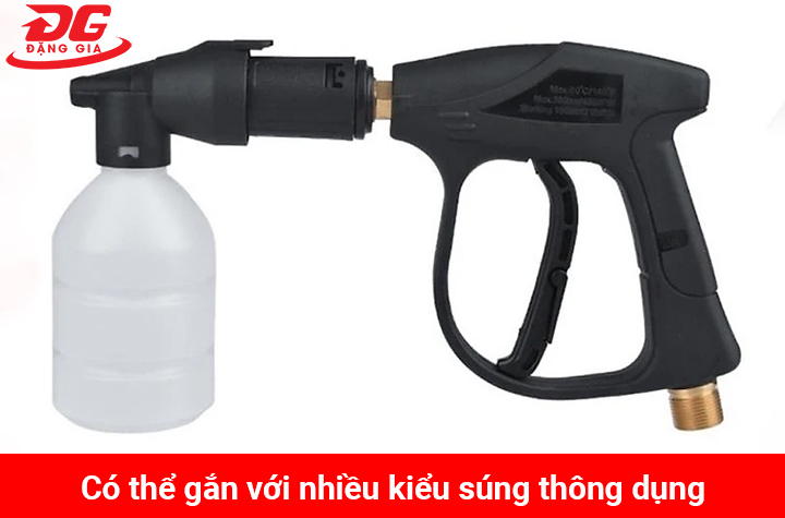 Bình xịt bọt tuyết cầm tay mini (0,3 lít) được lắp vào súng phun