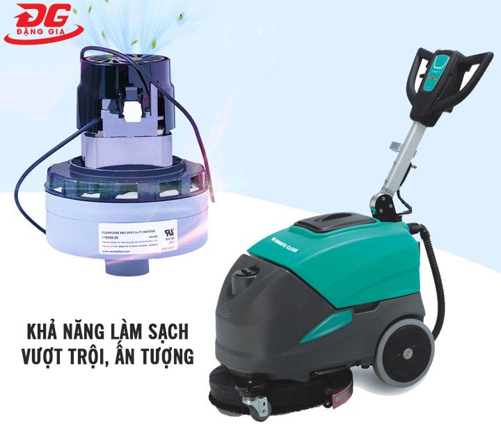 Các sản phẩm chà sàn Kungfu Clean sở hữu mô tơ mạnh mẽ