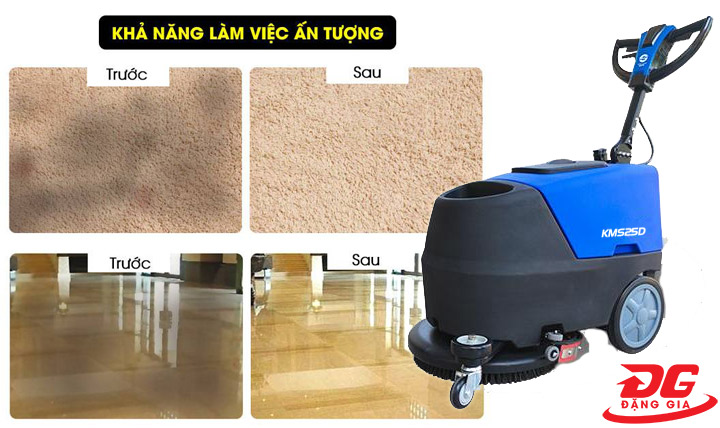 Hiệu quả sử dụng máy chà sàn Kumisai