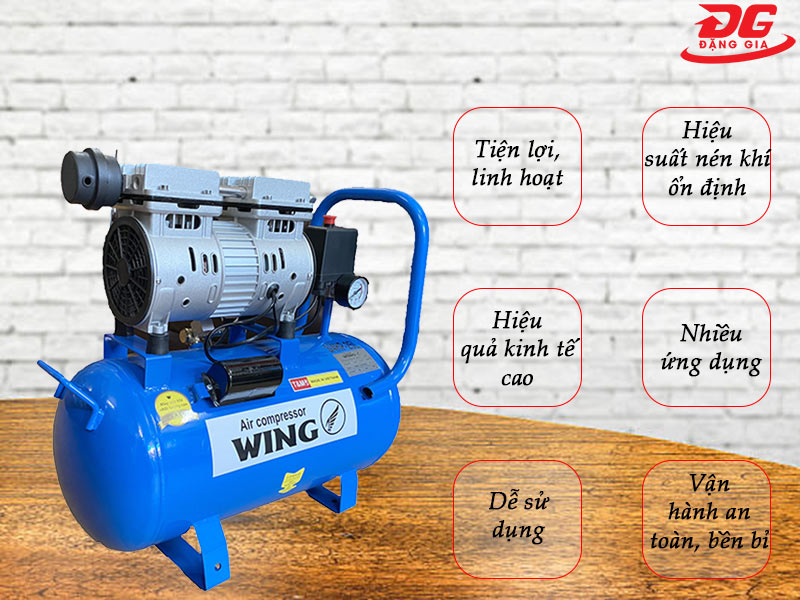 Những lợi ích khi dùng máy nén khí mini gia đình