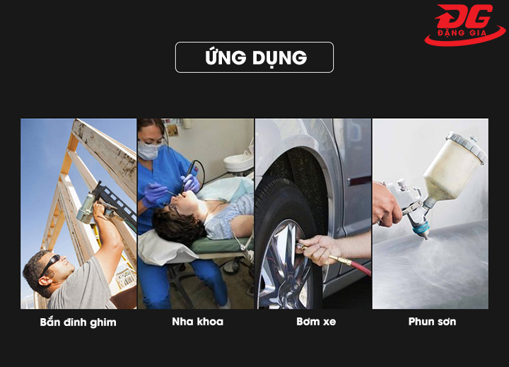 ứng dụng của máy nén khí không dầu Fusheng FVA-30