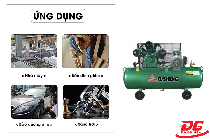 Ứng dụng của máy nén khí Fusheng TA-65(3F)
