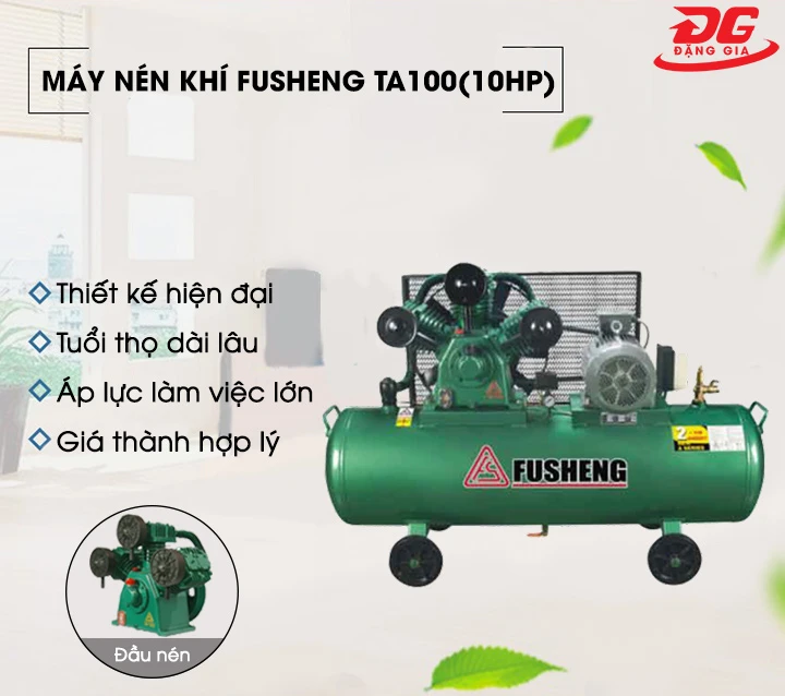 Ưu điểm của Máy nén khí Fusheng TA100(10HP)