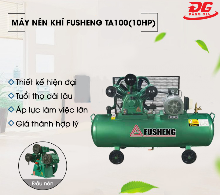Ưu điểm của Máy nén khí Fusheng TA100(10HP)