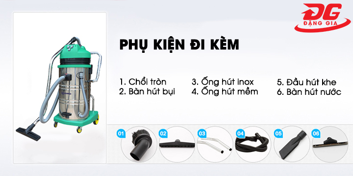 phụ kiện đi kèm máy