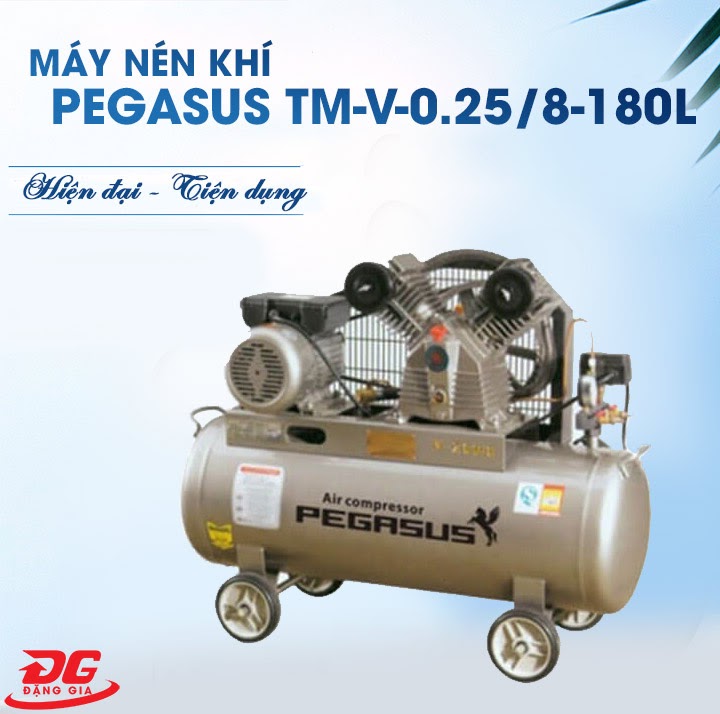 Máy nén khí Pegasus 10hp TM-V-0.25/8-180L