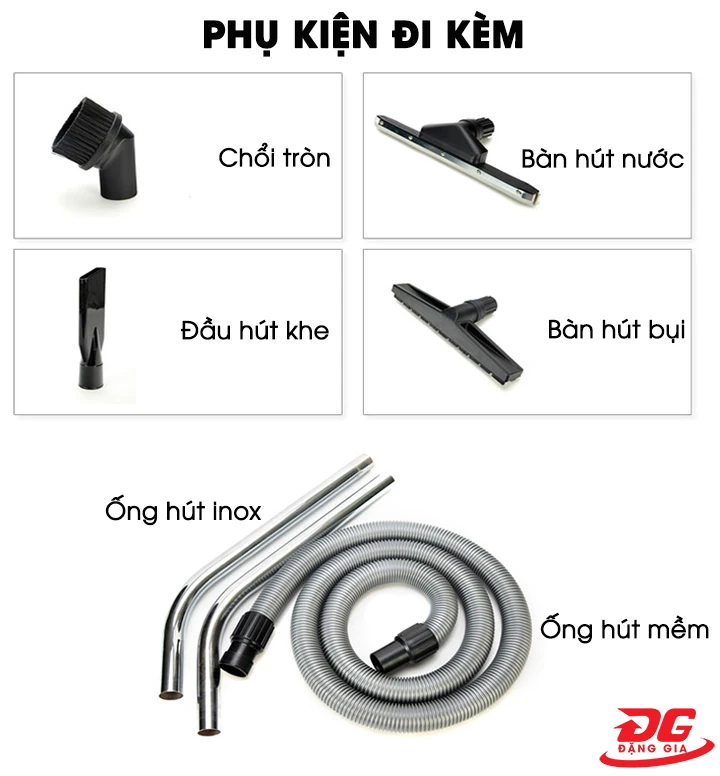 Phụ kiện đi kèm máy