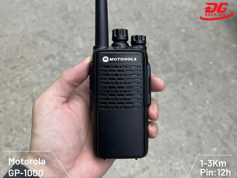 Một số lưu ý quan trọng khi sử dụng bộ đàm Motorola GP 1000