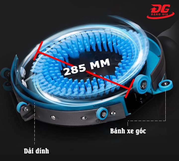 Thiết kế bàn chải và bàn hút của Kumisai KMS-210 