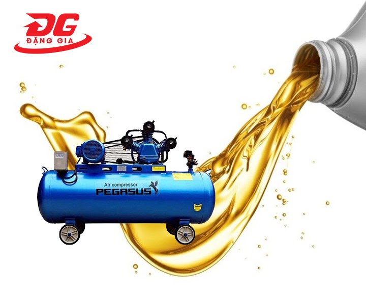 thay dầu máy nén khí pegasus 180l