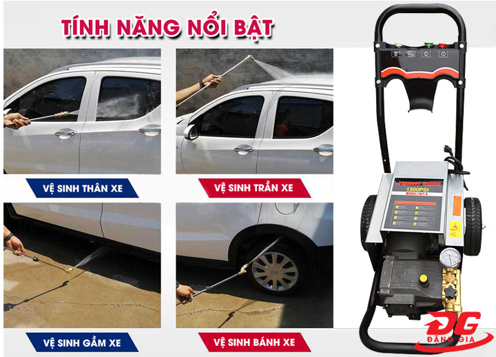 Khả năng phun rửa hiệu quả của máy rửa xe Palada