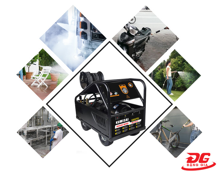 Ứng dụng của máy xịt rửa xe Kumisai
