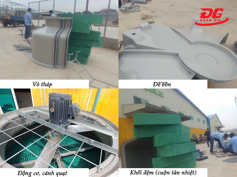Một số bộ phận cấu tạo tháp