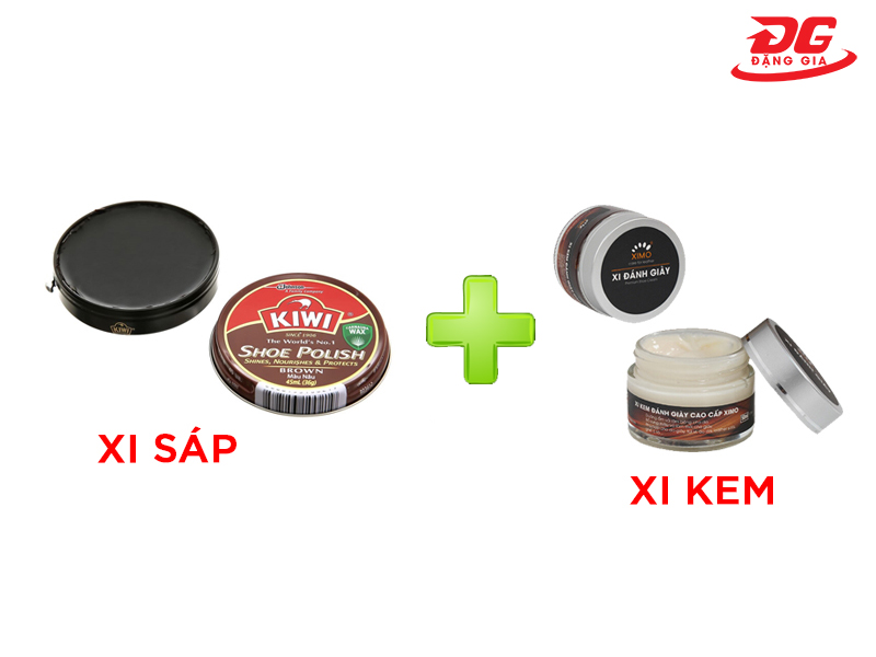 xi đánh giày sáp và xi đánh giày kem